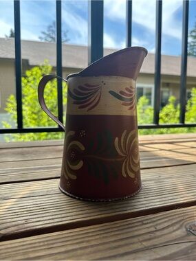 Rustic / Primitive Pitcher - Eastern European / Slavic Folk Art Decorative